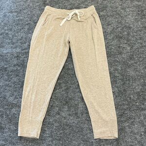 SPLITS59 Modal High Rise  Cream Joggers With Draw String Adjustable Waist Size M